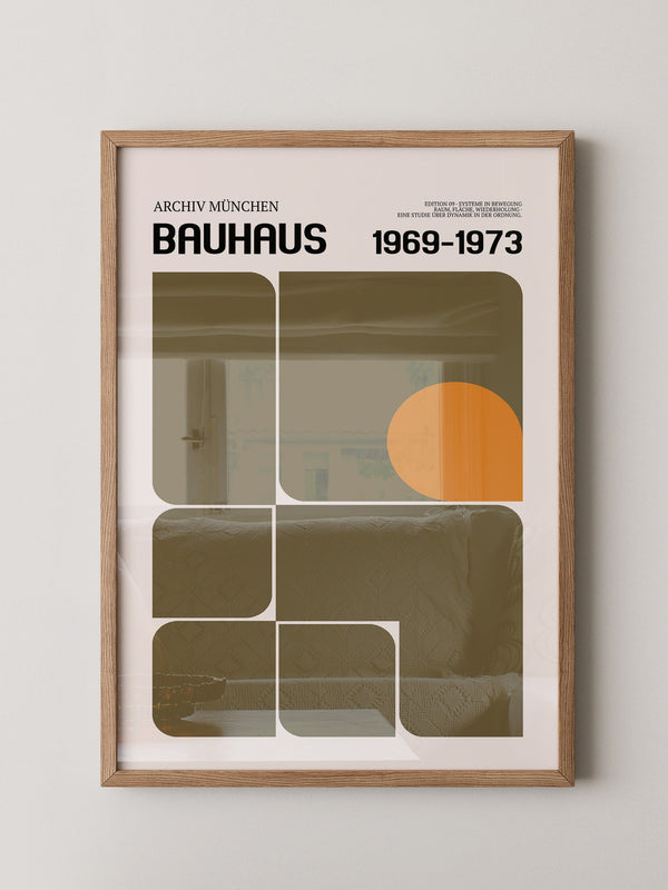 Bauhaus Geometrie Retro Rechtecke