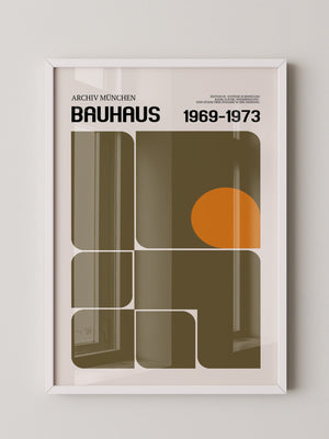Bauhaus Geometrie Retro Rechtecke