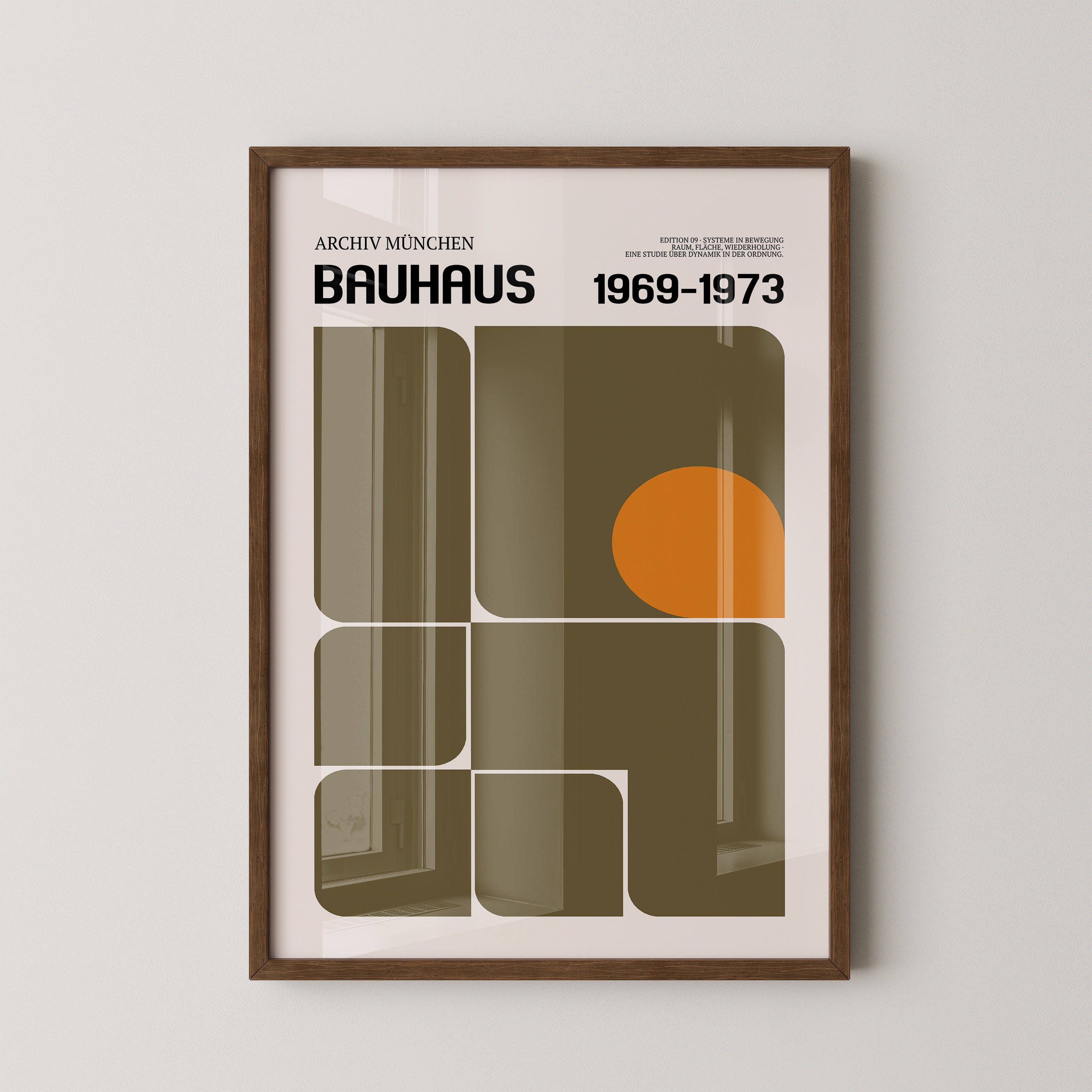 Bauhaus Geometrie Retro Rechtecke
