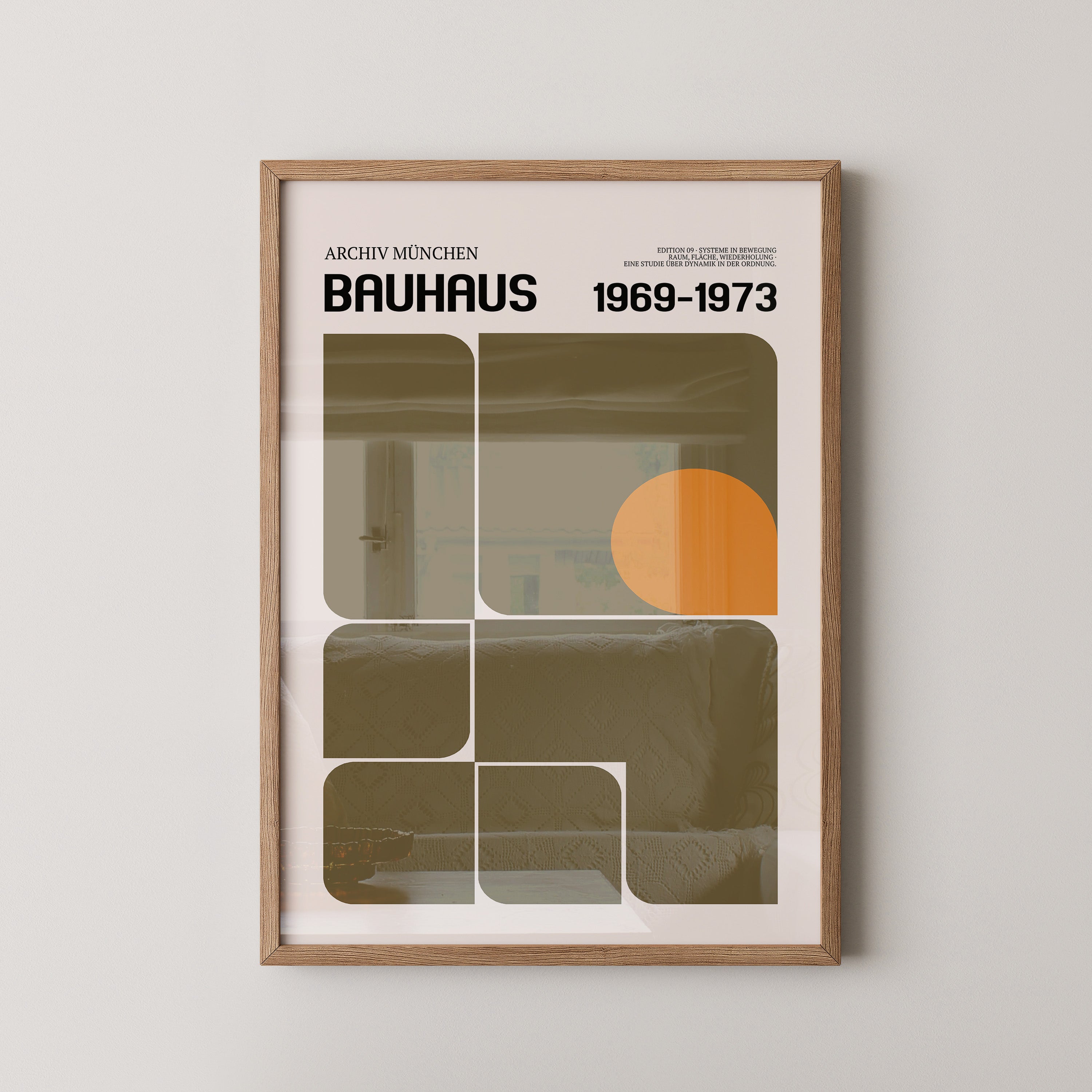Bauhaus Geometrie Retro Rechtecke