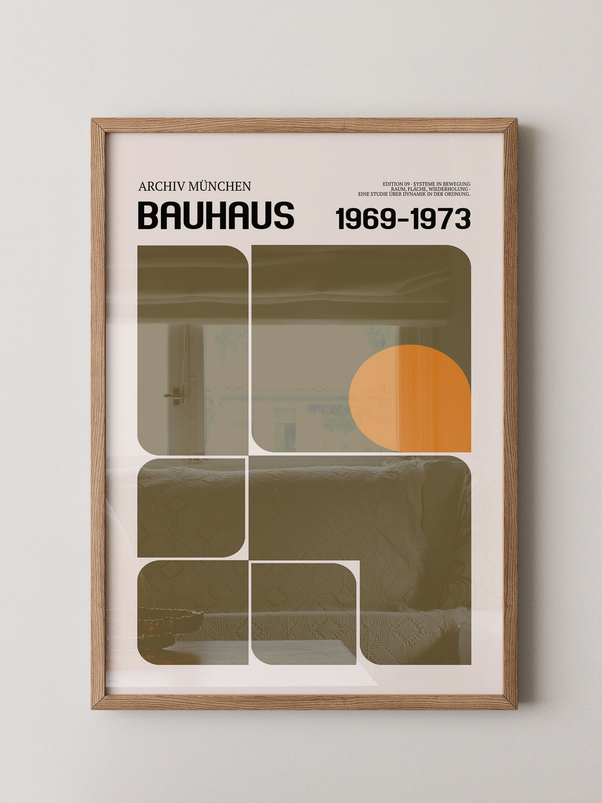 Bauhaus Geometrie Retro Rechtecke