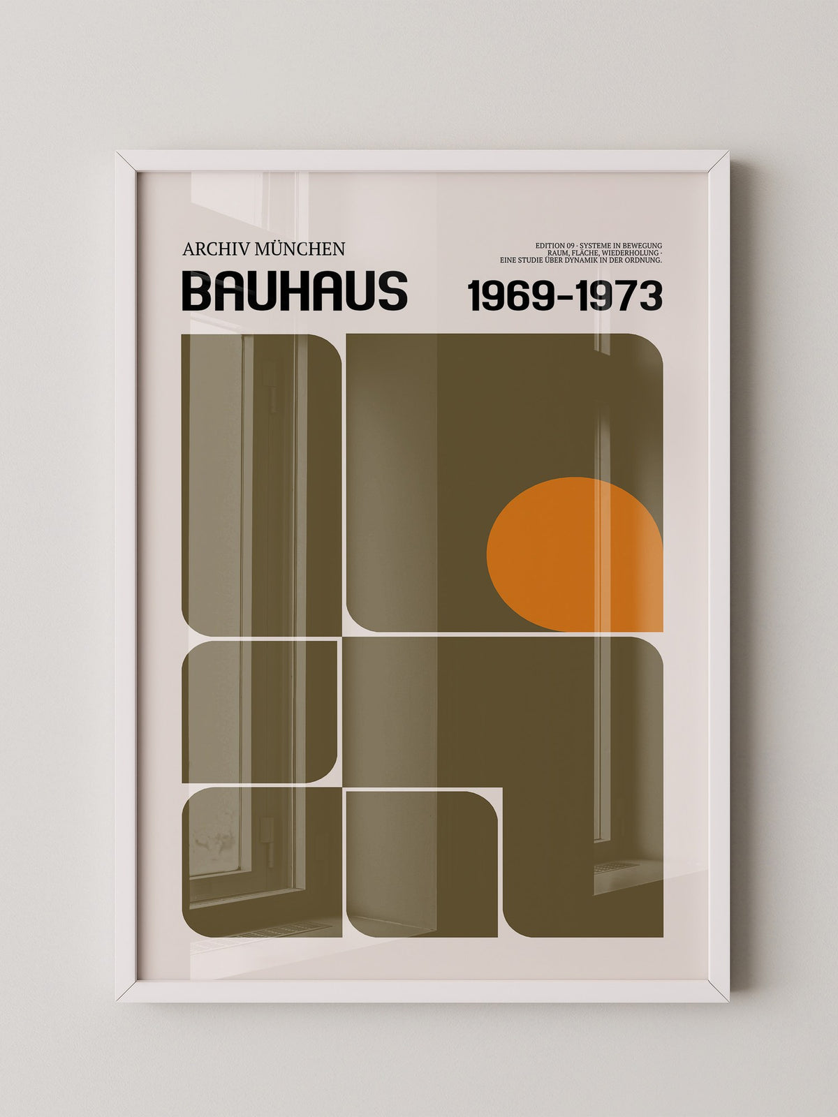 Bauhaus Geometrie Retro Rechtecke