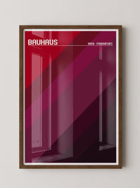 Bauhaus Streifen Rot Töne