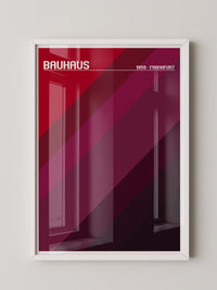 Bauhaus Streifen Rot Töne