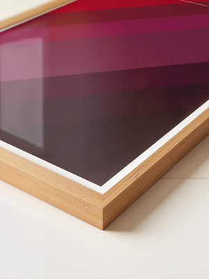 Bauhaus Streifen Rot Töne