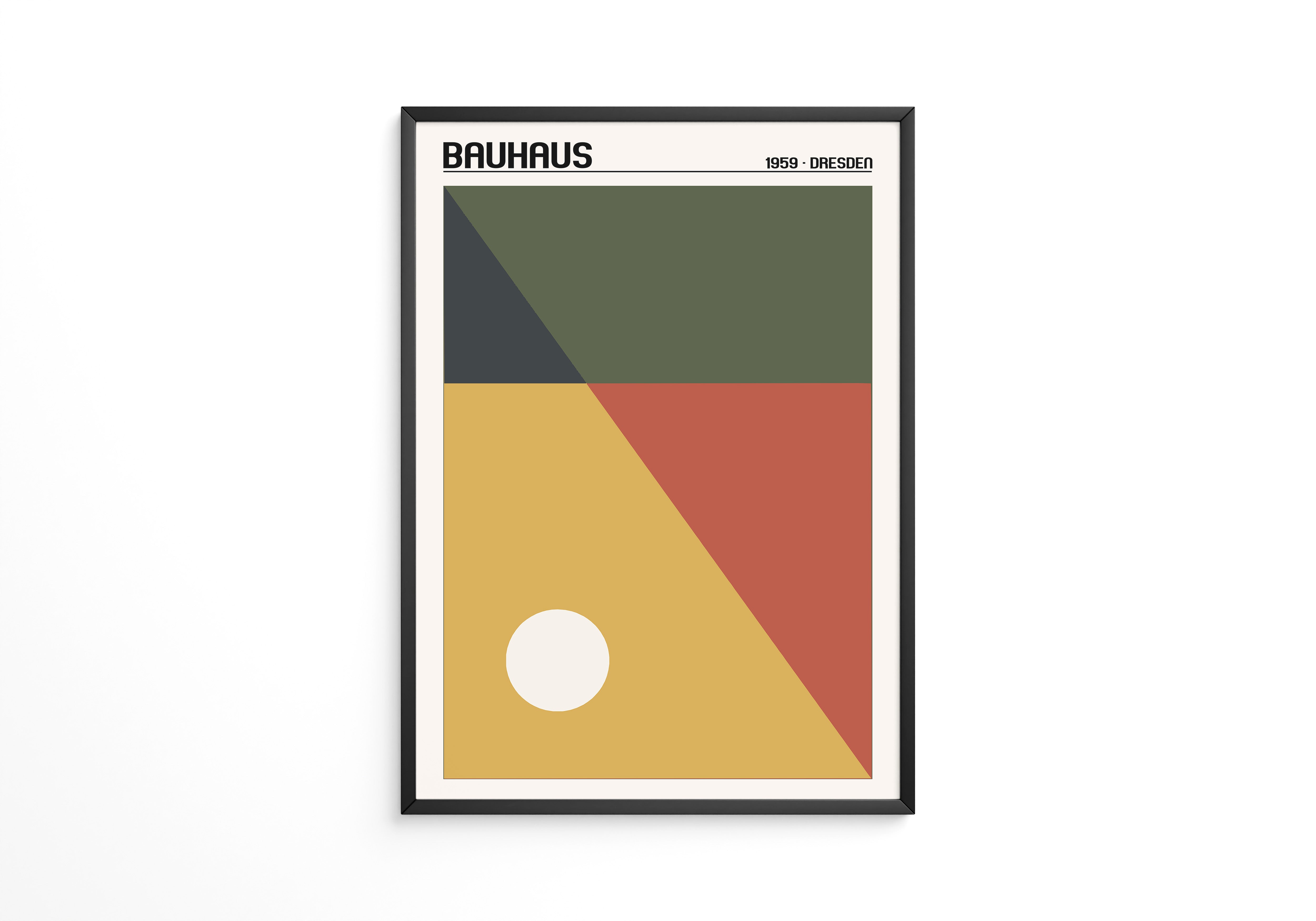 Bauhaus Geometrie Farbmix