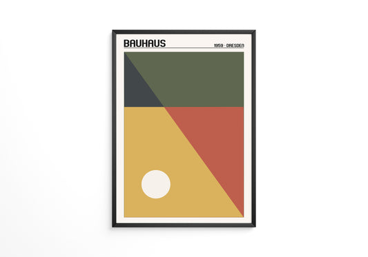 Bauhaus Geometrie Farbmix