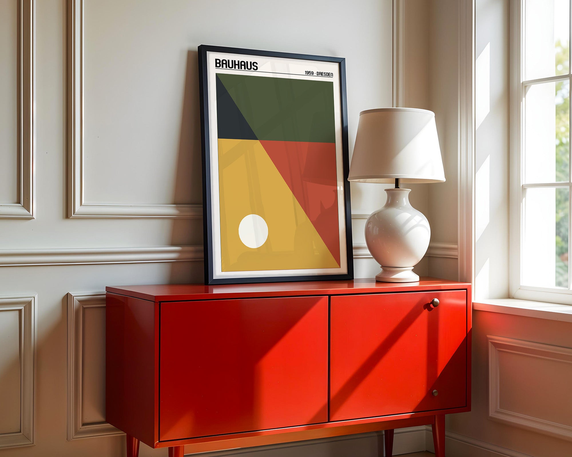 Bauhaus Geometrie Farbmix