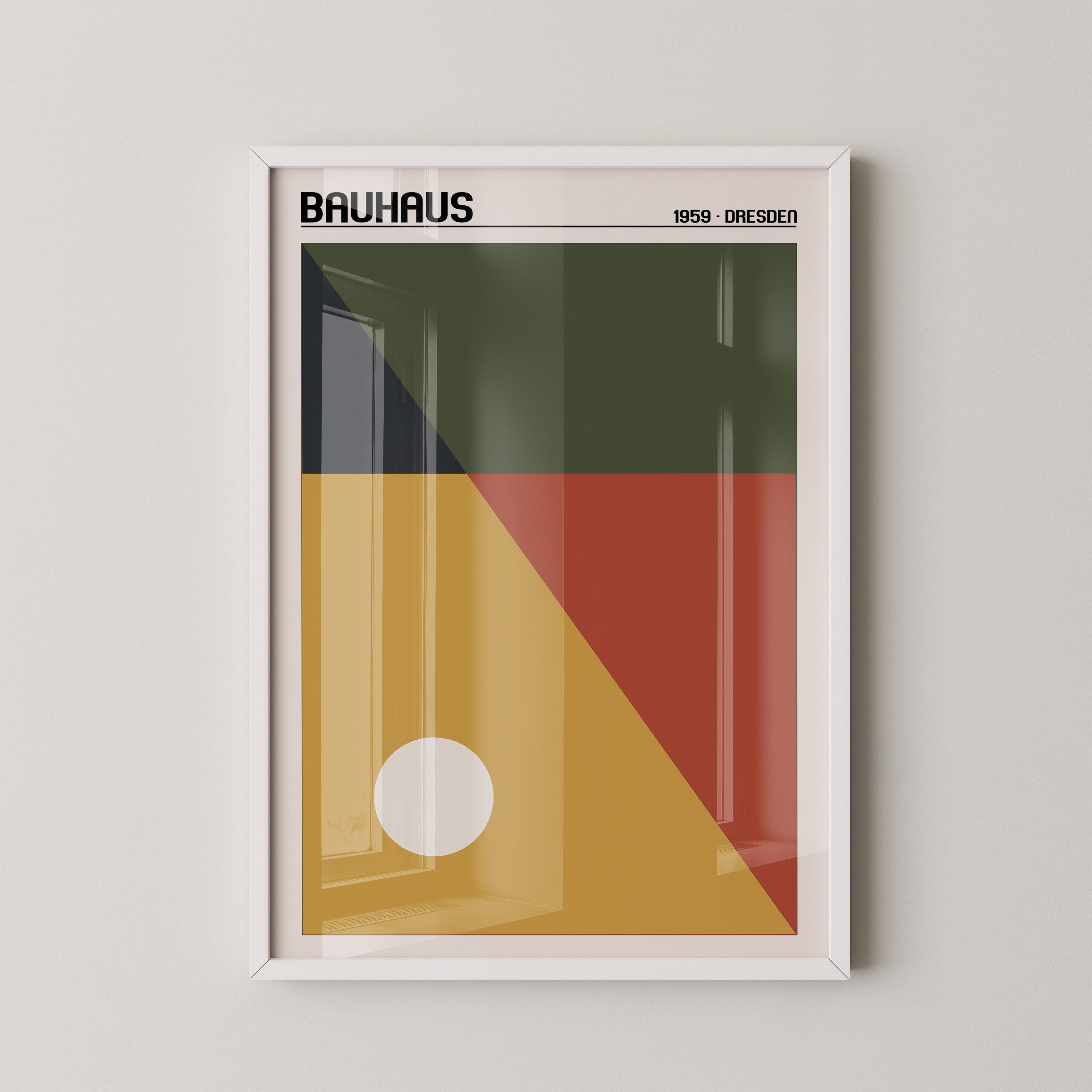 Bauhaus Geometrie Farbmix