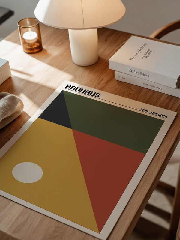 Bauhaus Geometrie Farbmix