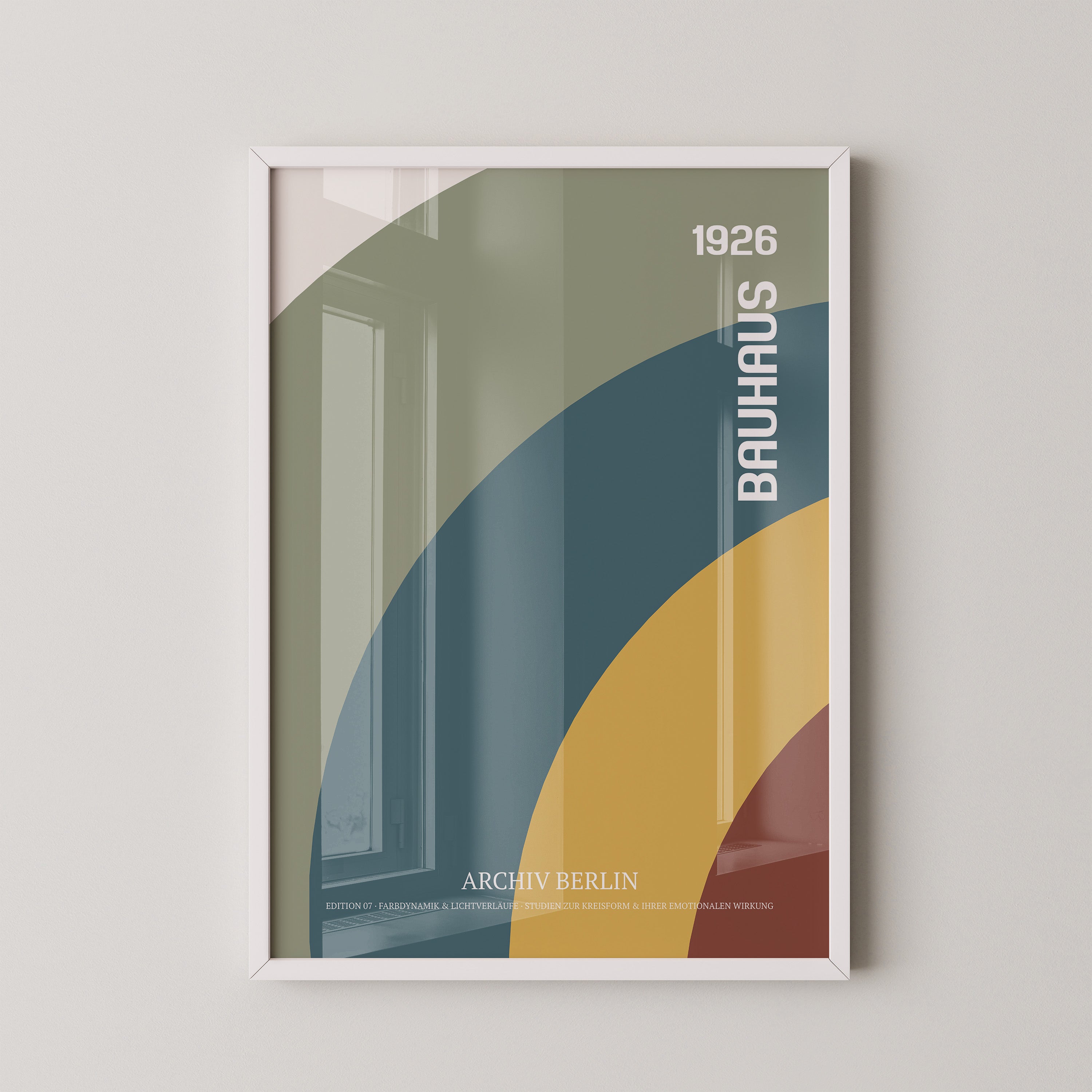 Bauhaus Kreise Retrofarben