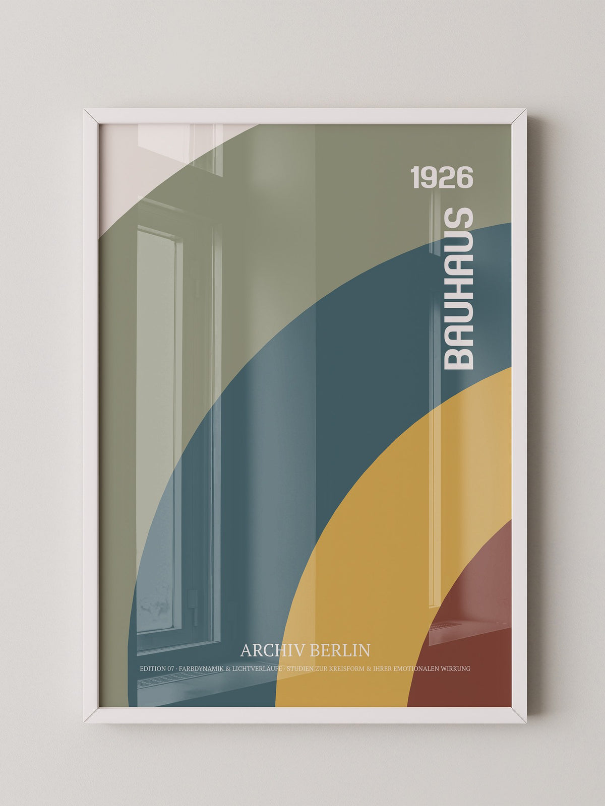 Bauhaus Kreise Retrofarben