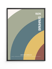Bauhaus Kreise Retrofarben
