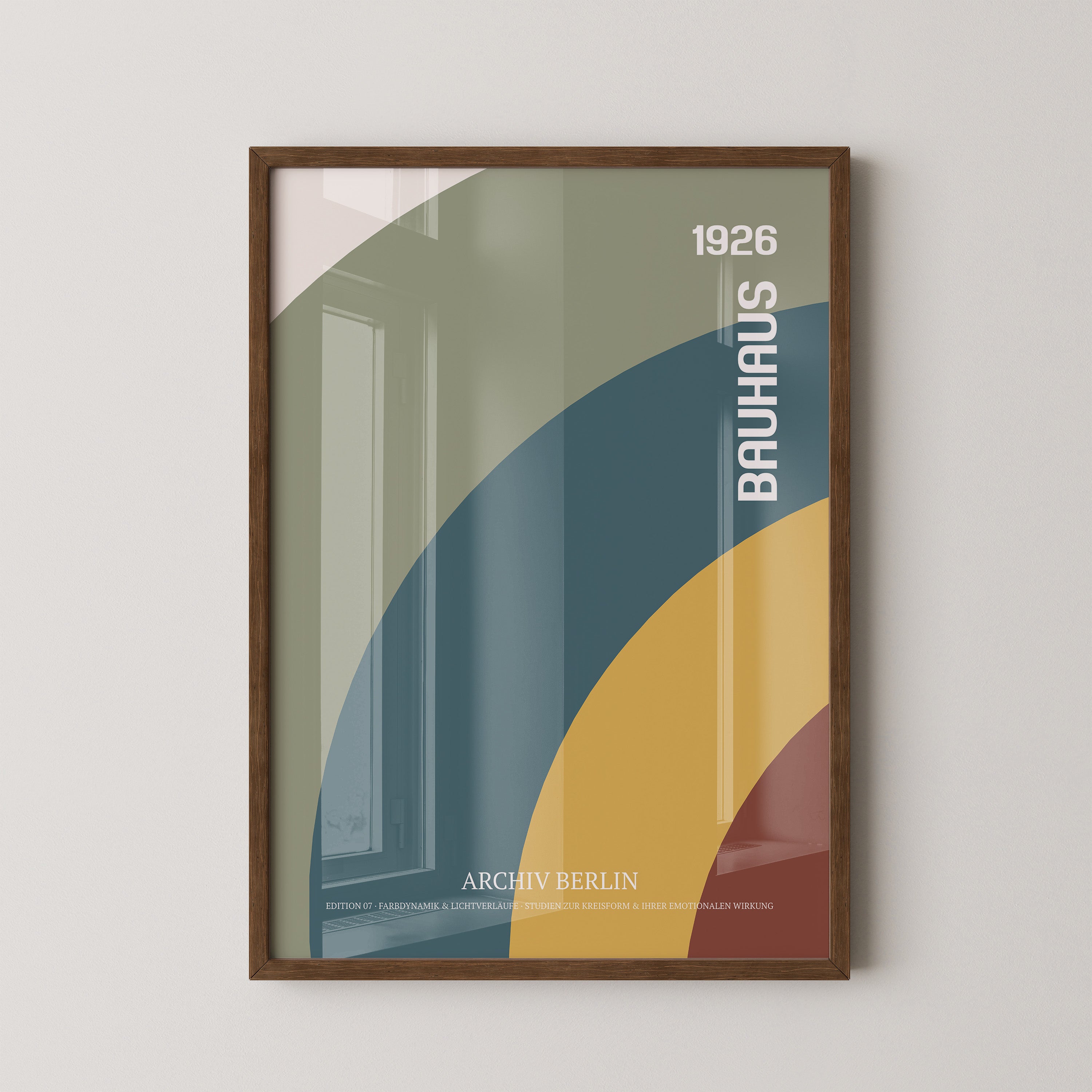Bauhaus Kreise Retrofarben