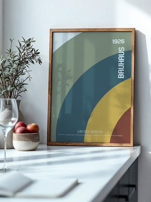 Bauhaus Kreise Retrofarben