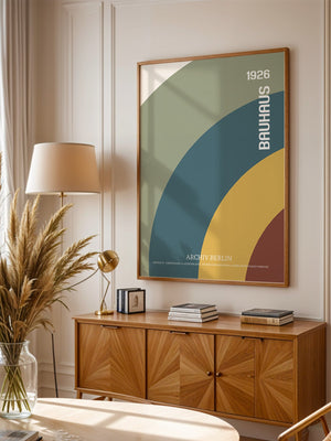 Bauhaus Kreise Retrofarben