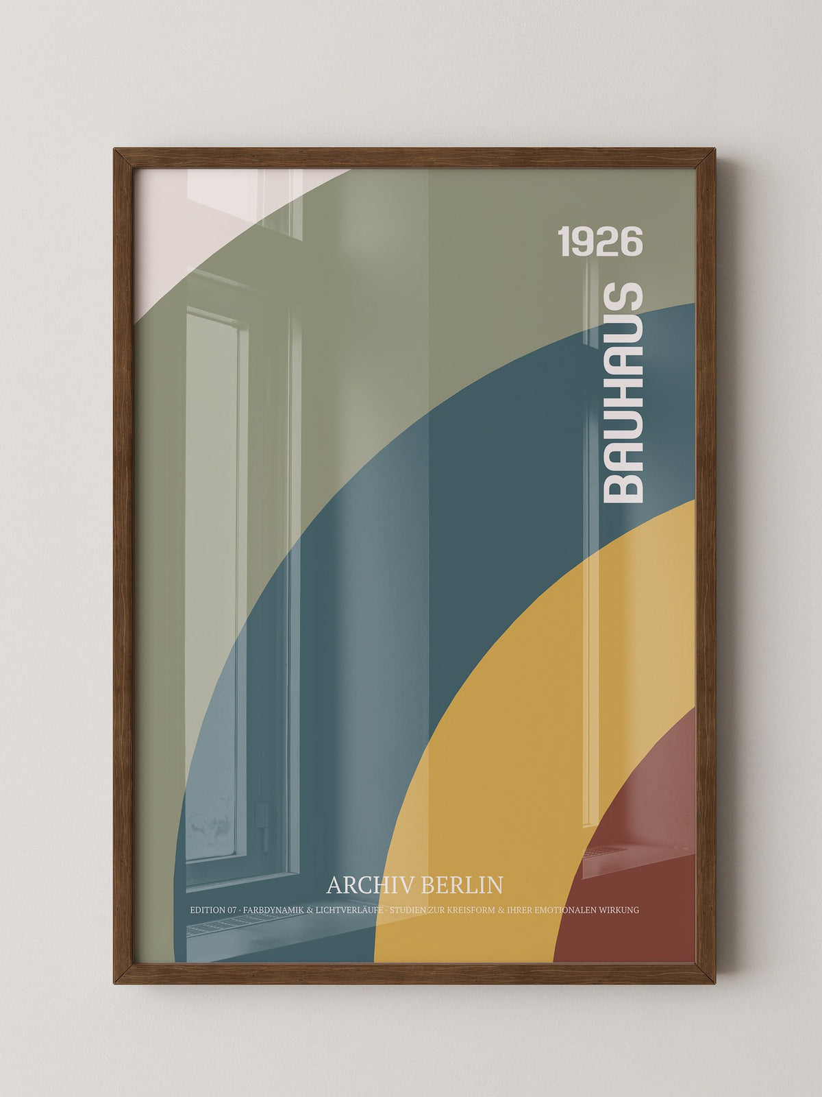 Bauhaus Kreise Retrofarben