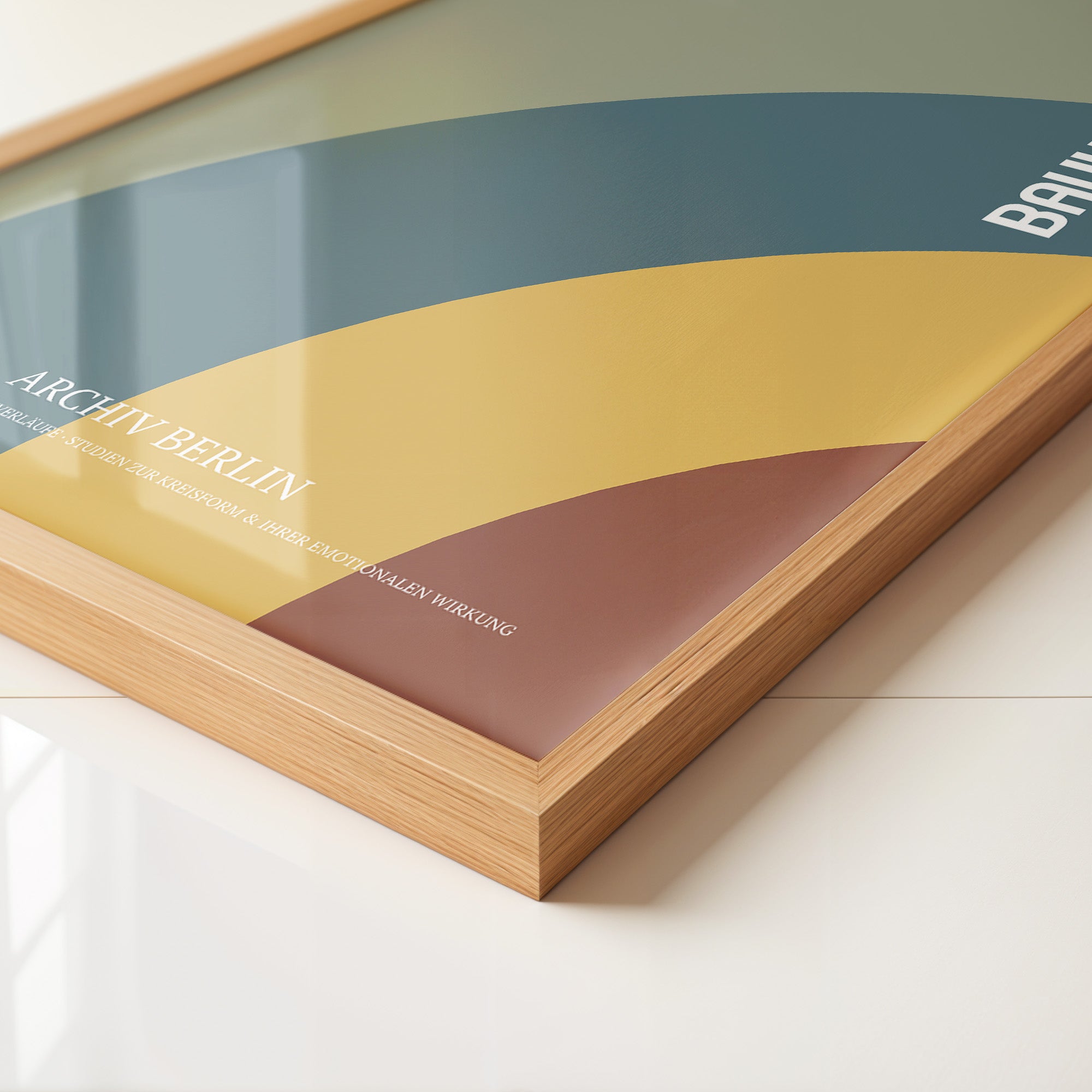 Bauhaus Kreise Retrofarben