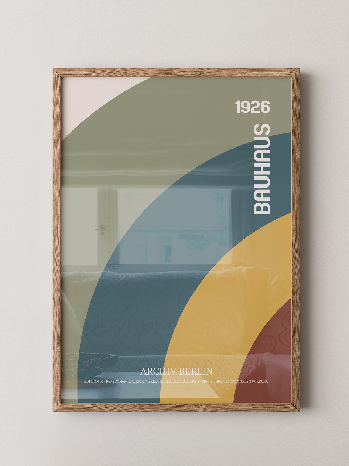 Bauhaus Kreise Retrofarben