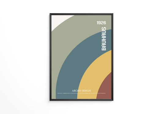 Bauhaus Kreise Retrofarben