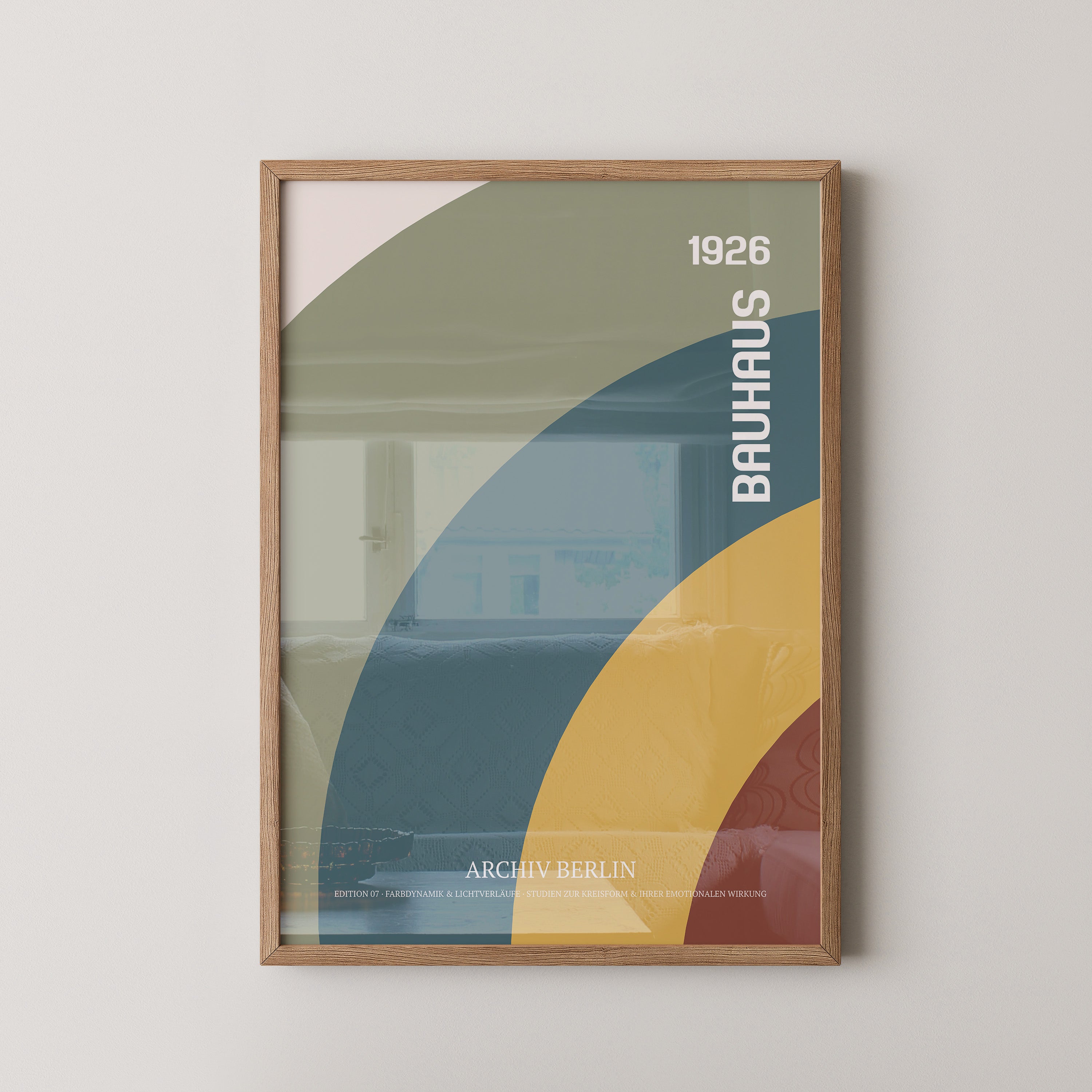 Bauhaus Kreise Retrofarben