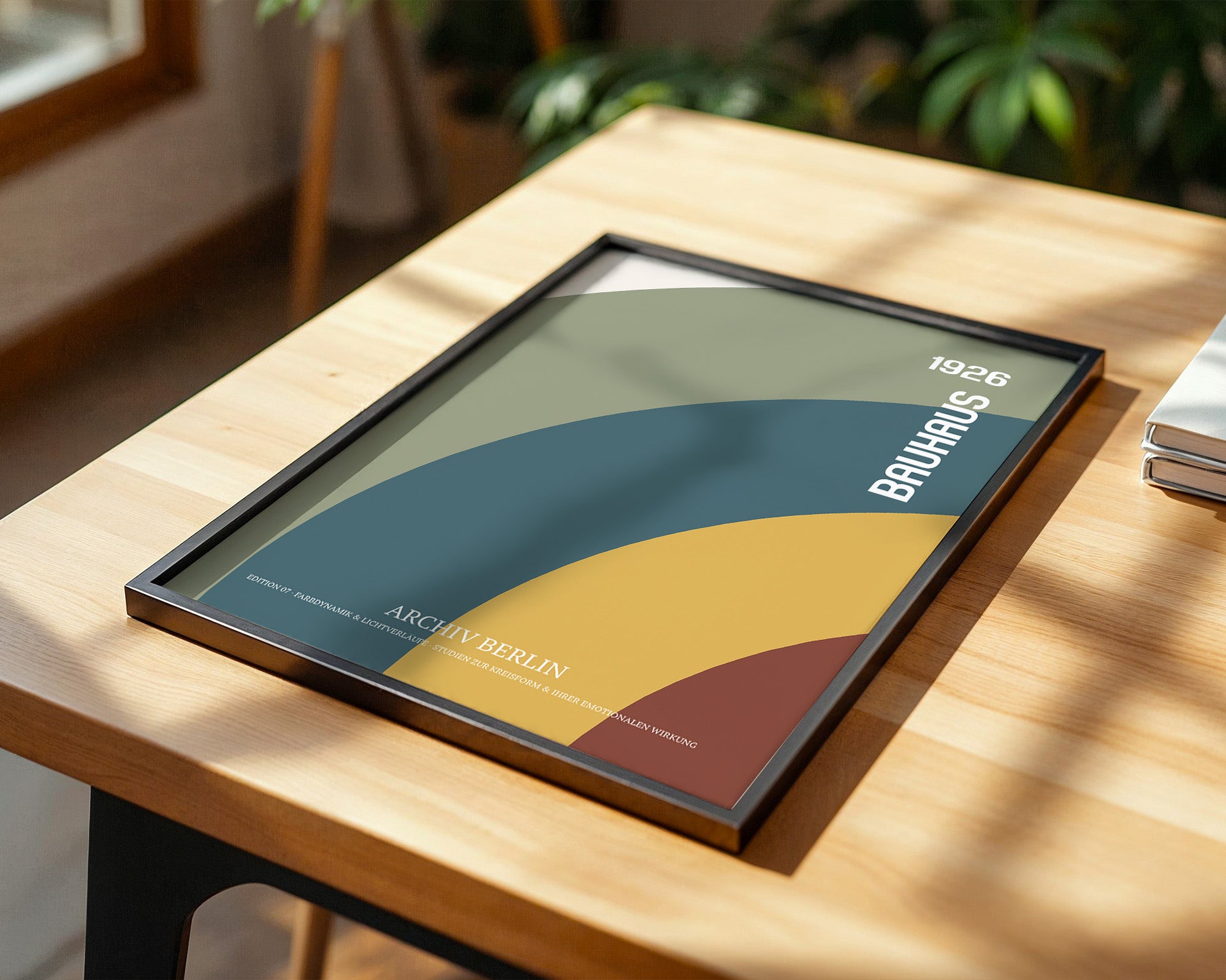 Bauhaus Kreise Retrofarben