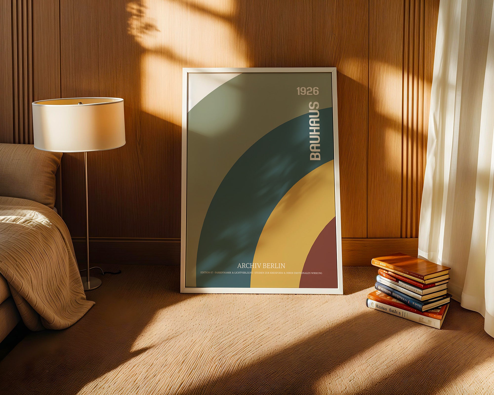 Bauhaus Kreise Retrofarben