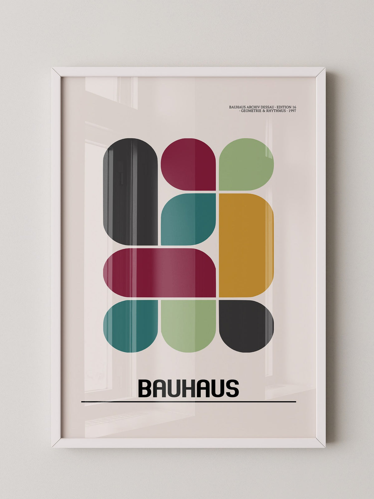 Bunte Geometrie Retro-Stil