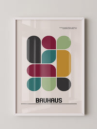 Bunte Geometrie Retro-Stil