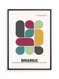 Bunte Geometrie Retro-Stil