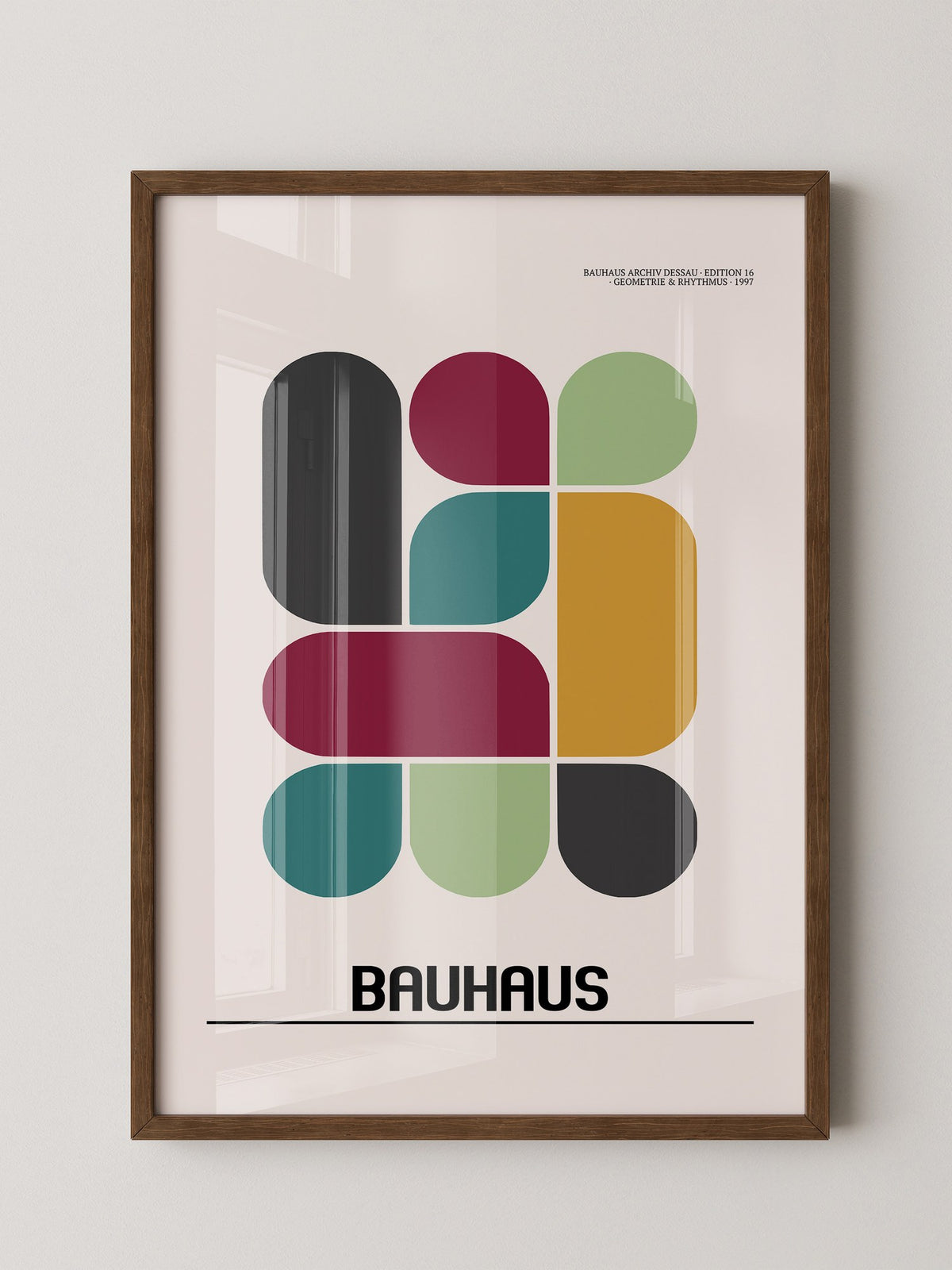 Bunte Geometrie Retro-Stil