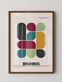 Bunte Geometrie Retro-Stil