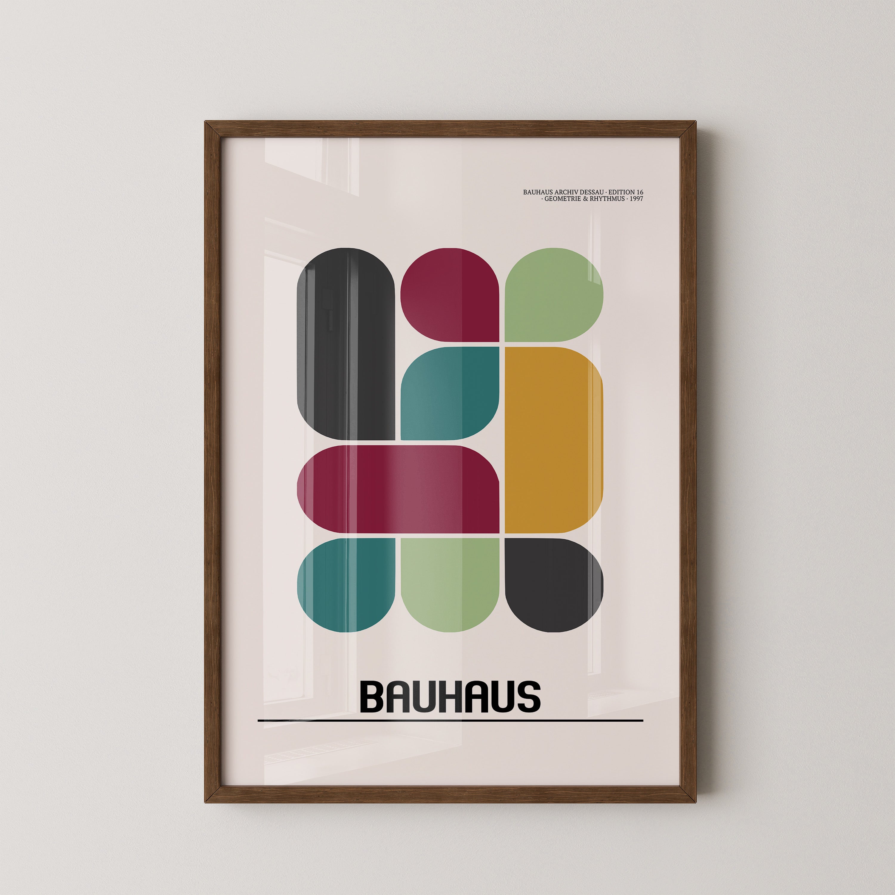 Bunte Geometrie Retro-Stil