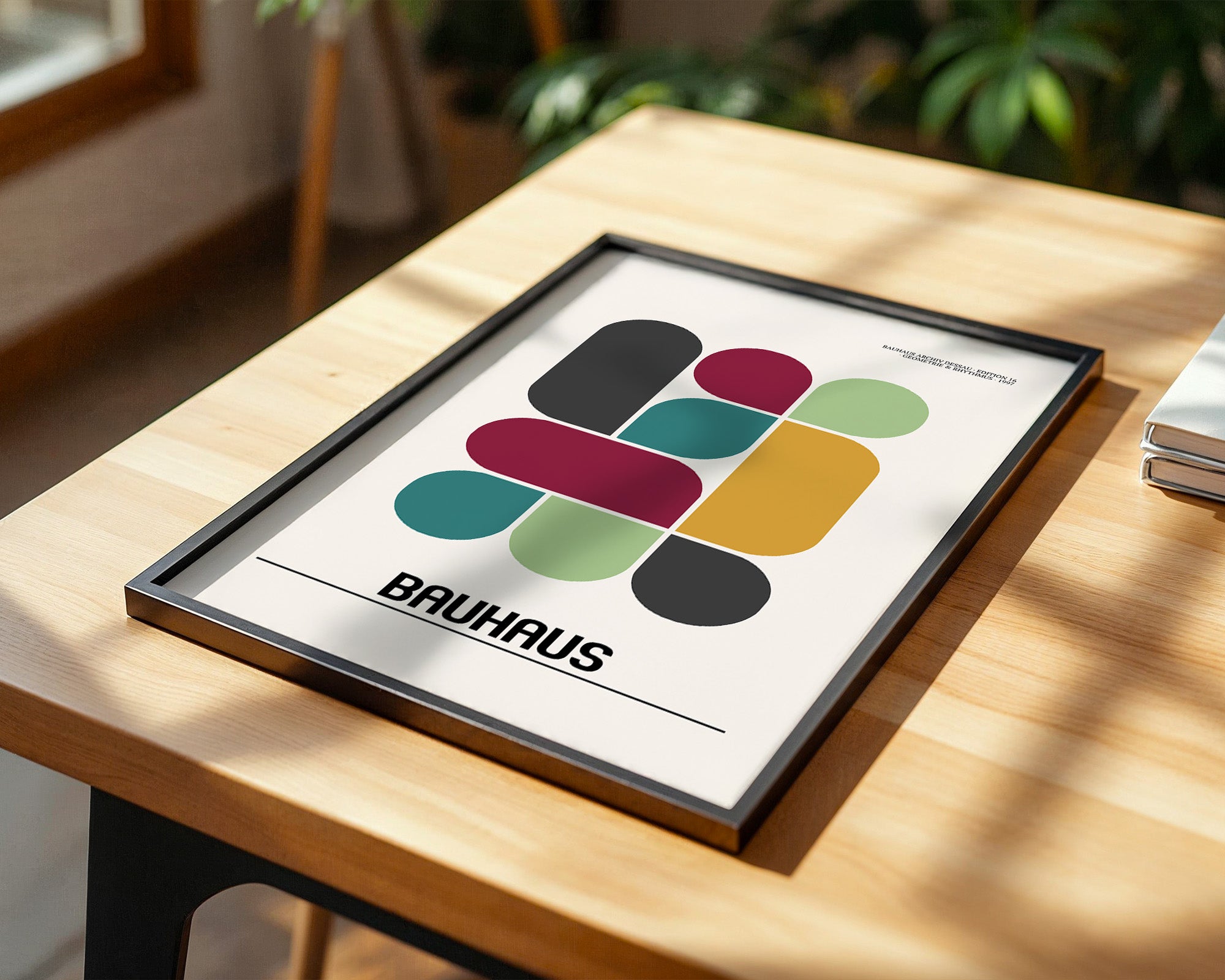 Bunte Geometrie Retro-Stil