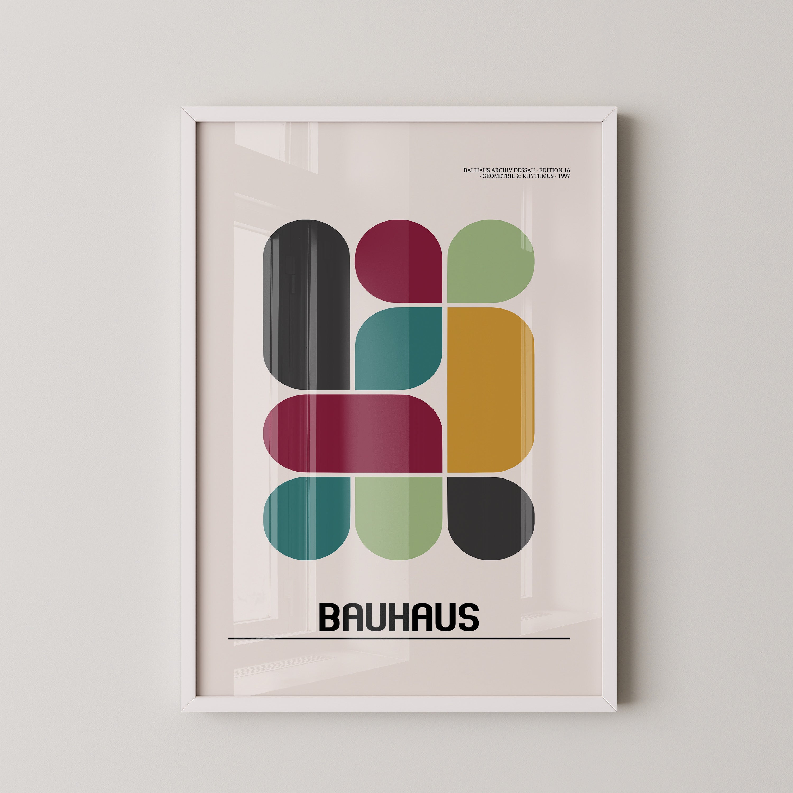 Bunte Geometrie Retro-Stil