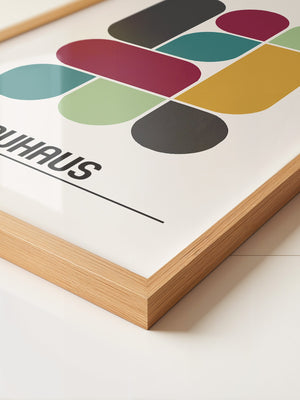 Bunte Geometrie Retro-Stil