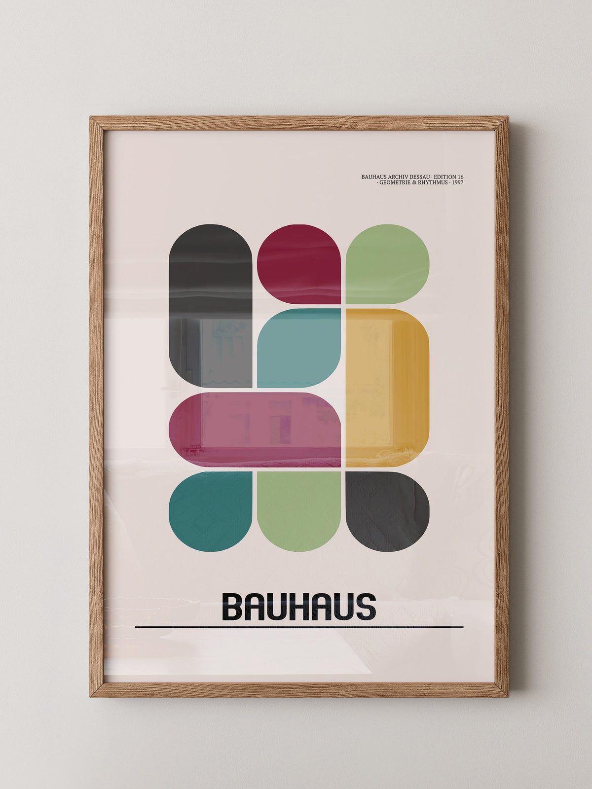 Bunte Geometrie Retro-Stil