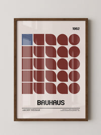 Bauhaus Geometrie Retro Braun