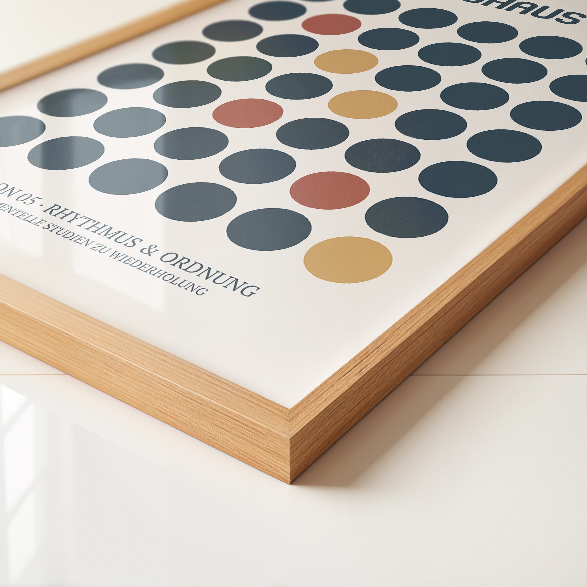 Bunte Kreise Bauhaus Stil