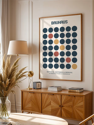 Bunte Kreise Bauhaus Stil