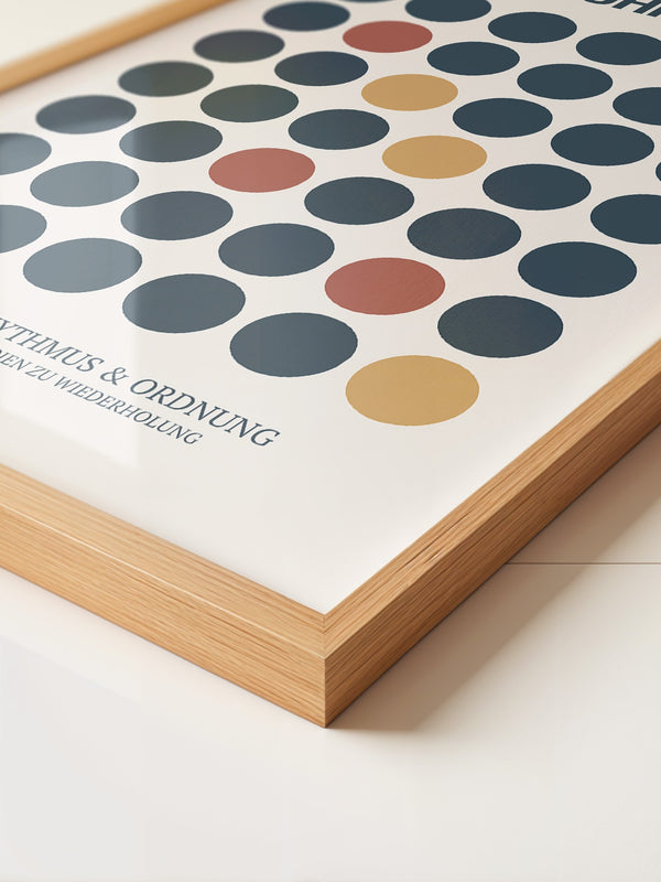 Bunte Kreise Bauhaus Stil