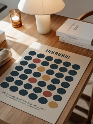 Bunte Kreise Bauhaus Stil
