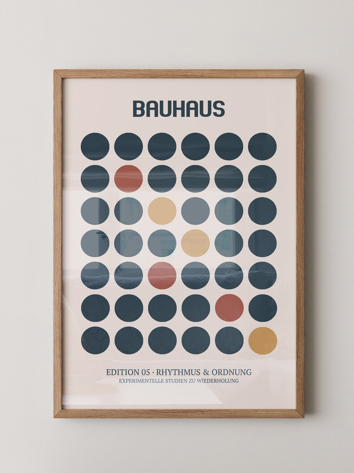 Bunte Kreise Bauhaus Stil