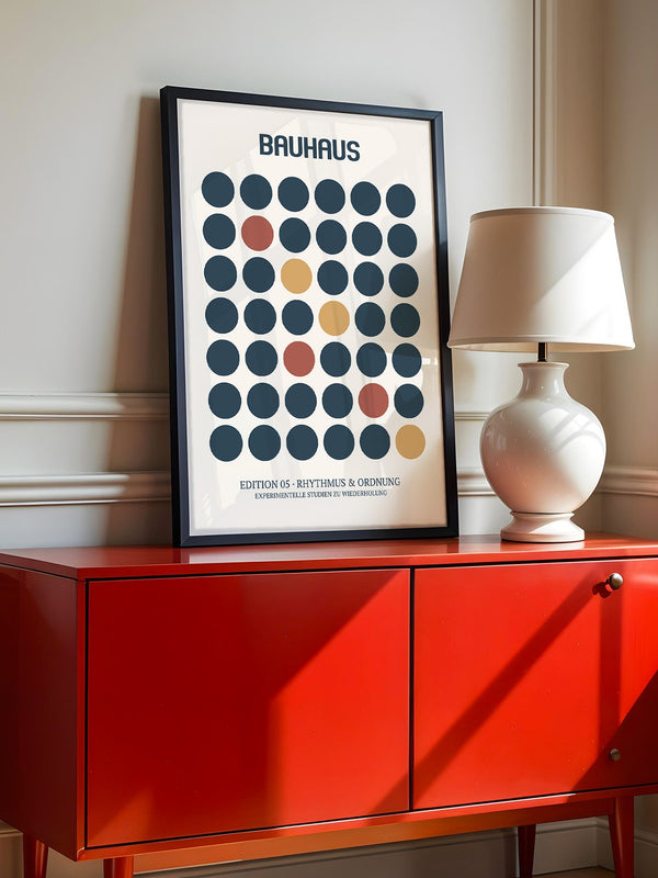 Bunte Kreise Bauhaus Stil