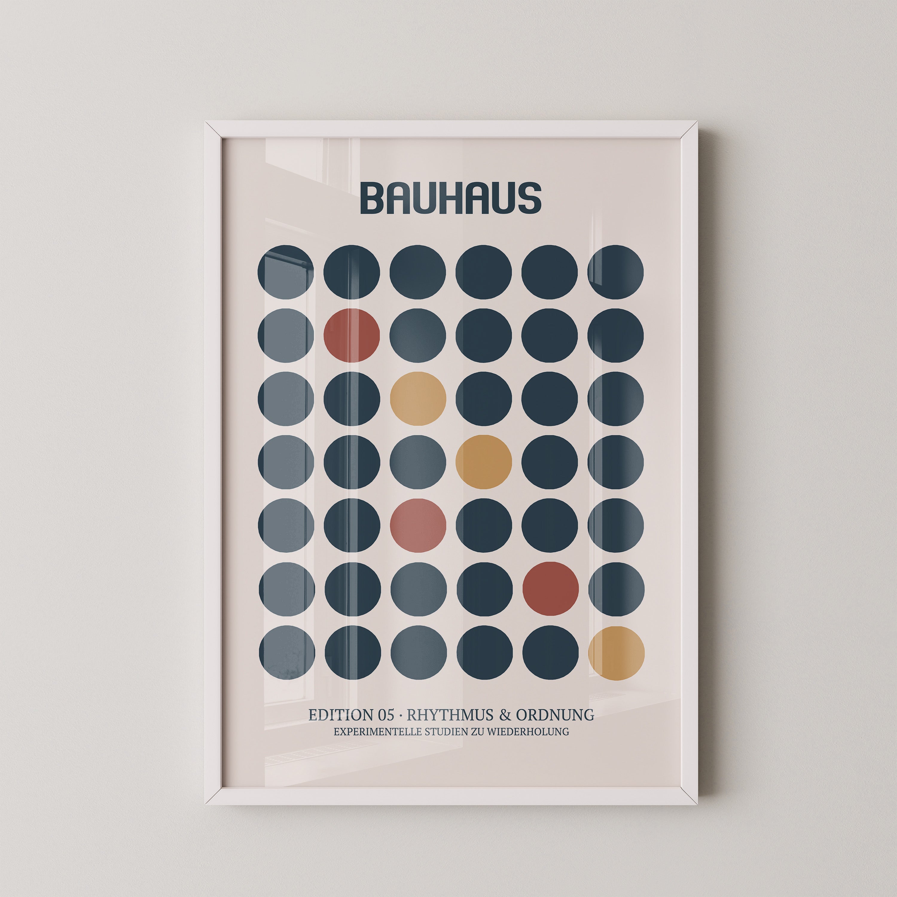 Bunte Kreise Bauhaus Stil