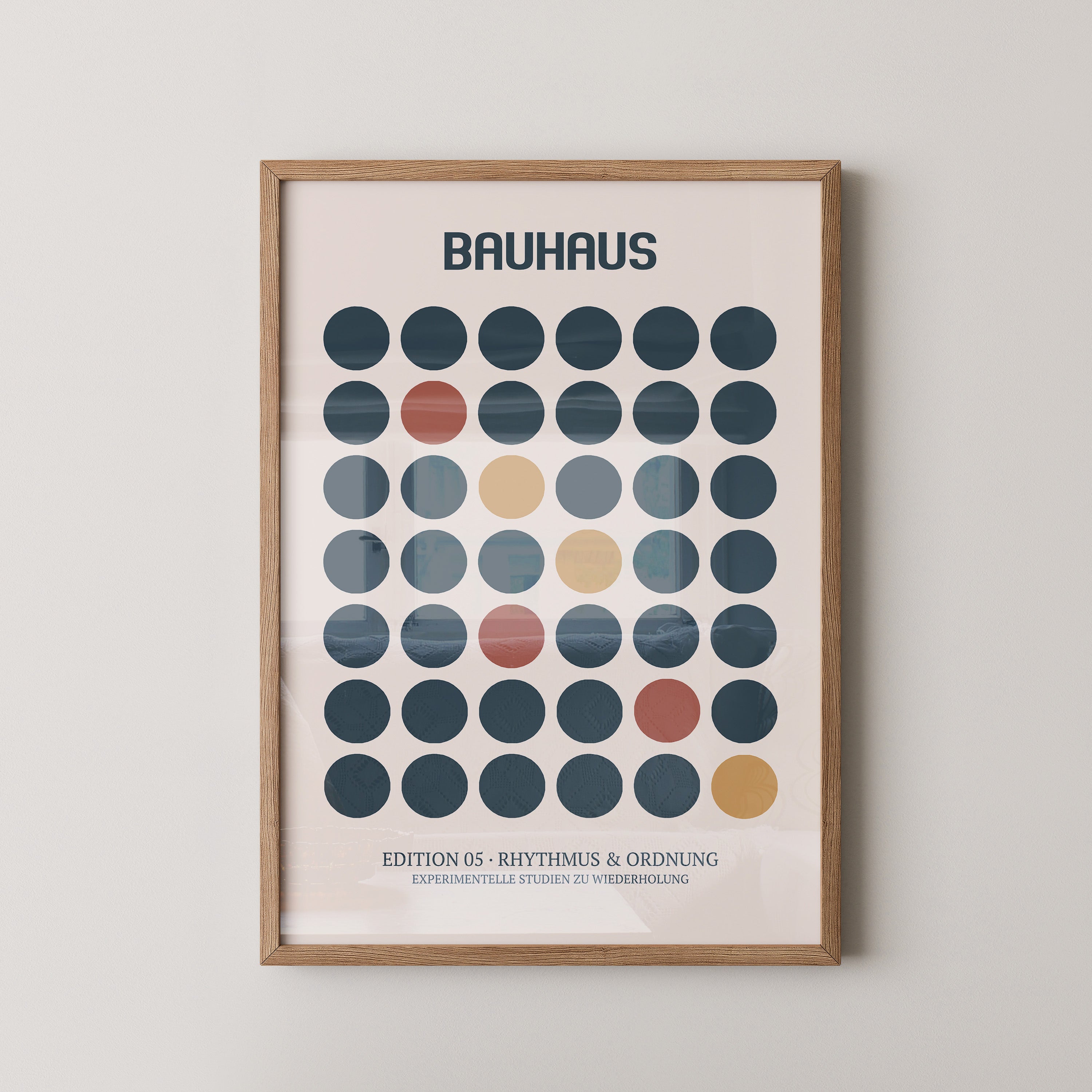 Bunte Kreise Bauhaus Stil