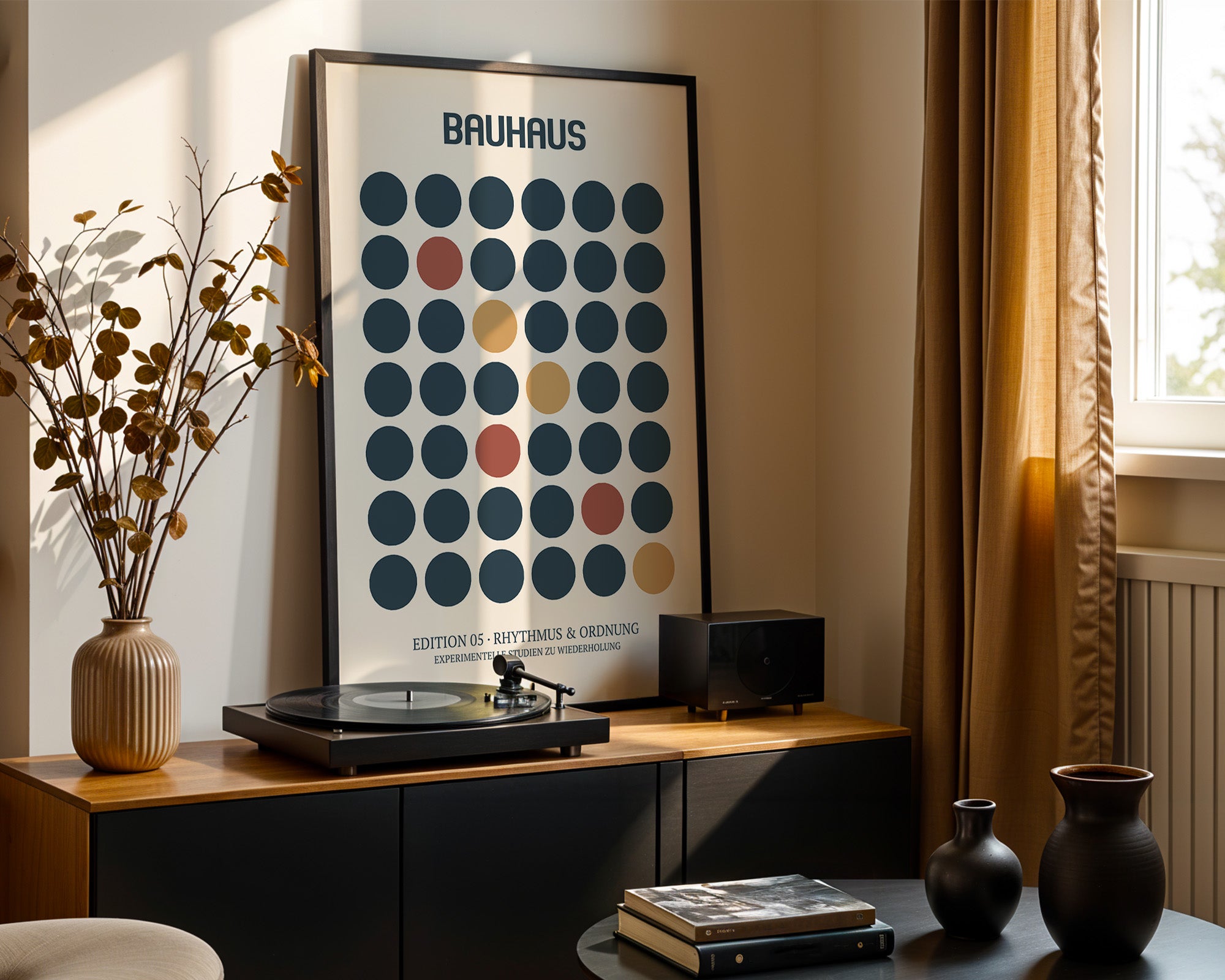 Bunte Kreise Bauhaus Stil