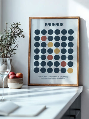 Bunte Kreise Bauhaus Stil