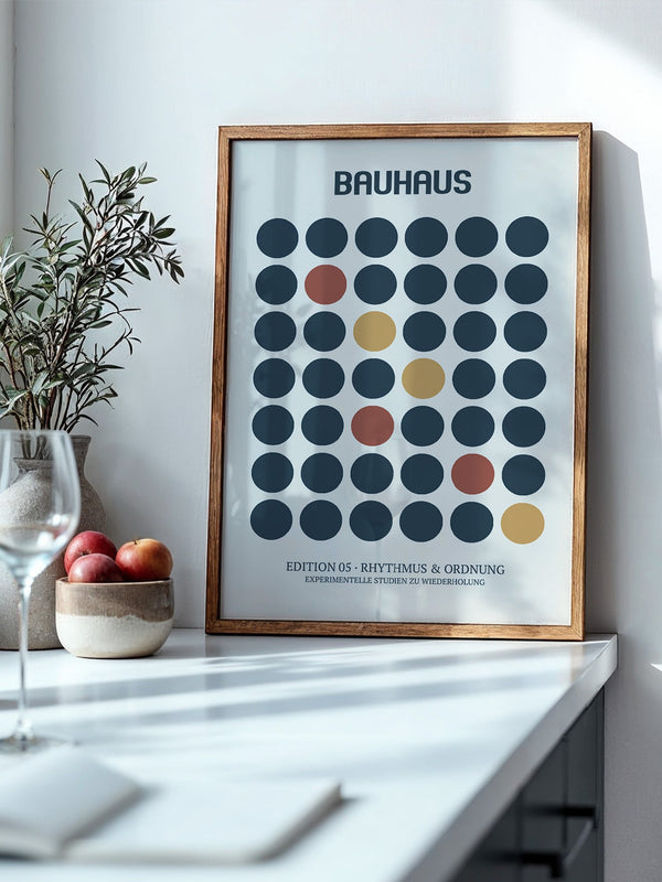 Bunte Kreise Bauhaus Stil