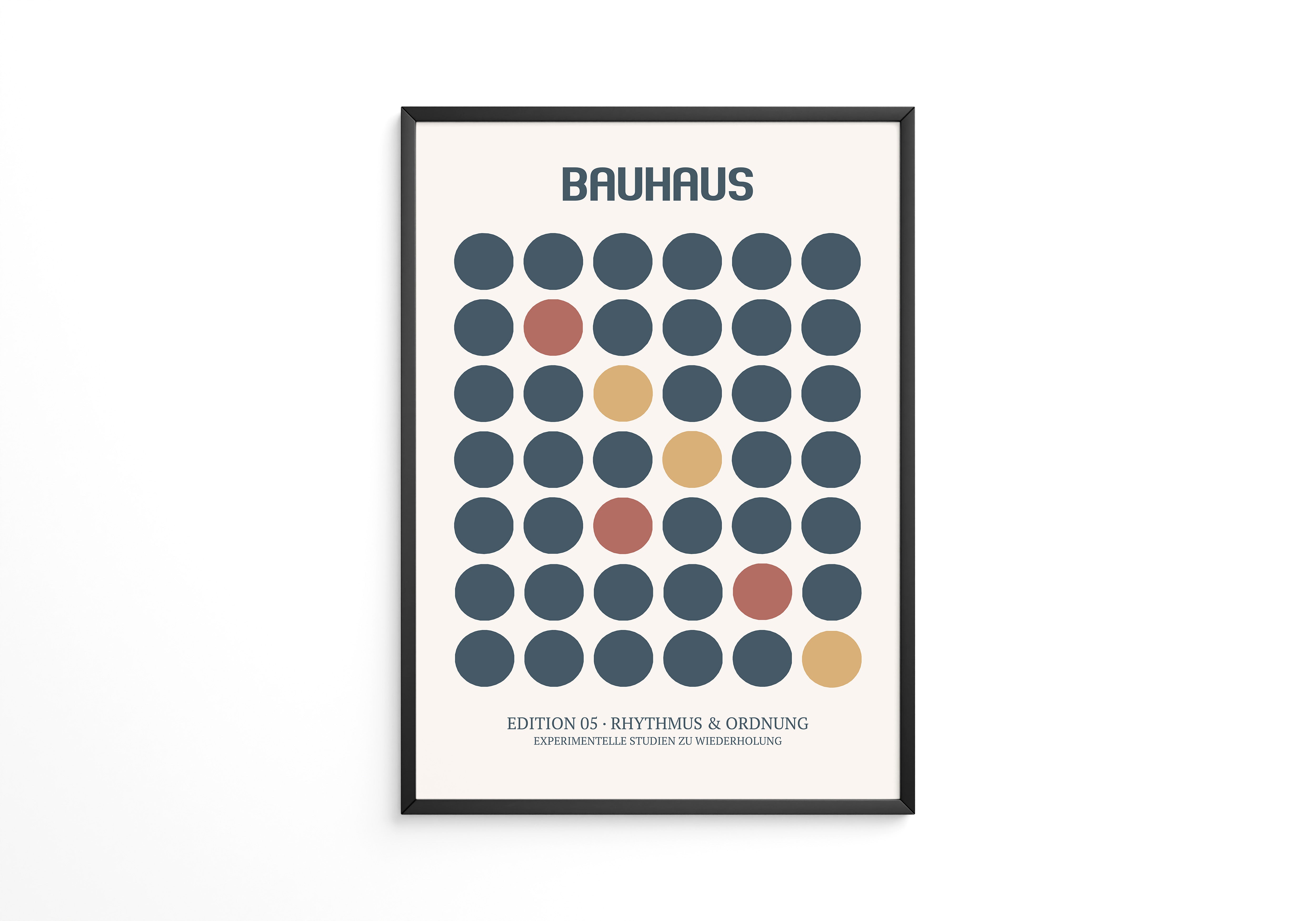 Bunte Kreise Bauhaus Stil